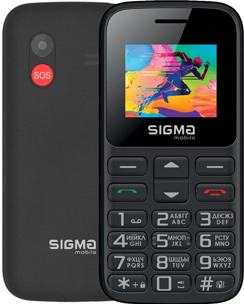 Телефон Sigma Comfort 50 CF113 HIT2020 Black Гарантія 12 місяців