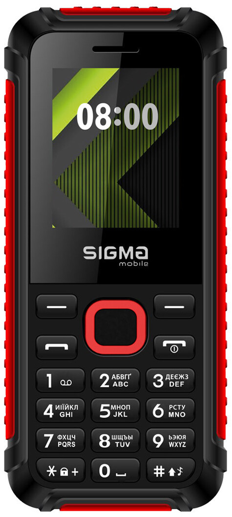 Телефон Sigma X-Style 18 Track Black-Red Гарантія 12 місяців