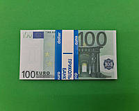 Гроші сувенірні в пачках 100 євро