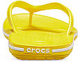 Чоловічі В'єтнамки Крокс Сrocs Crocband Flip Жовтого кольору, фото 6