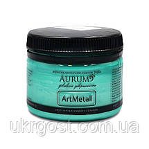 Фарба акрилова декоративно-художня Aurum ArtMetall Смарагдовий 100 г, фото 2