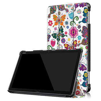 Чохол-книжка Colored Cover для Huawei MediaPad M5 Lite 10.1 Butterflies