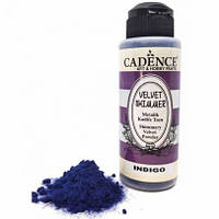 Флок бархатная пудра Cadence Velvet Powder Shimmer, 120 мл, Индиго