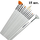 Набір кистей 15 шт, фото 2