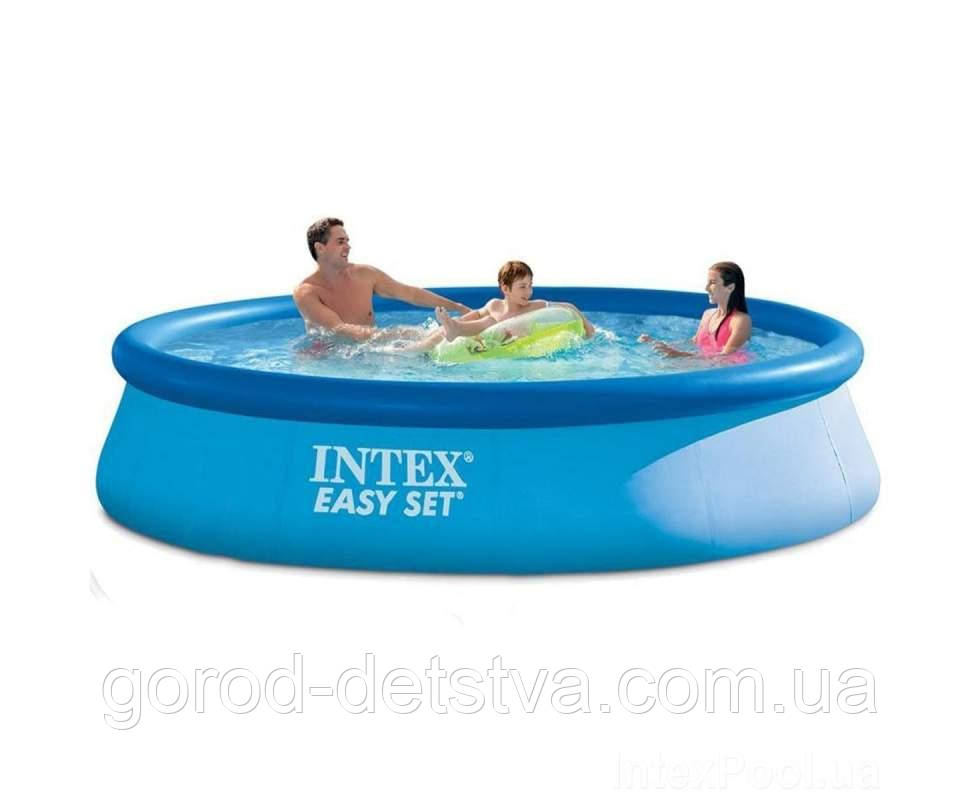 Надувний басейн Intex 28143, розмір 396 х 84 см на 7 290 л