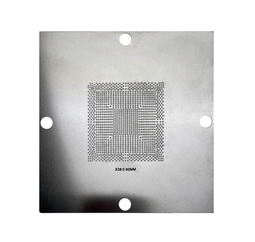 Трафарет BGA прямого нагріву X38 (0.60 mm) 90 x 90 mm