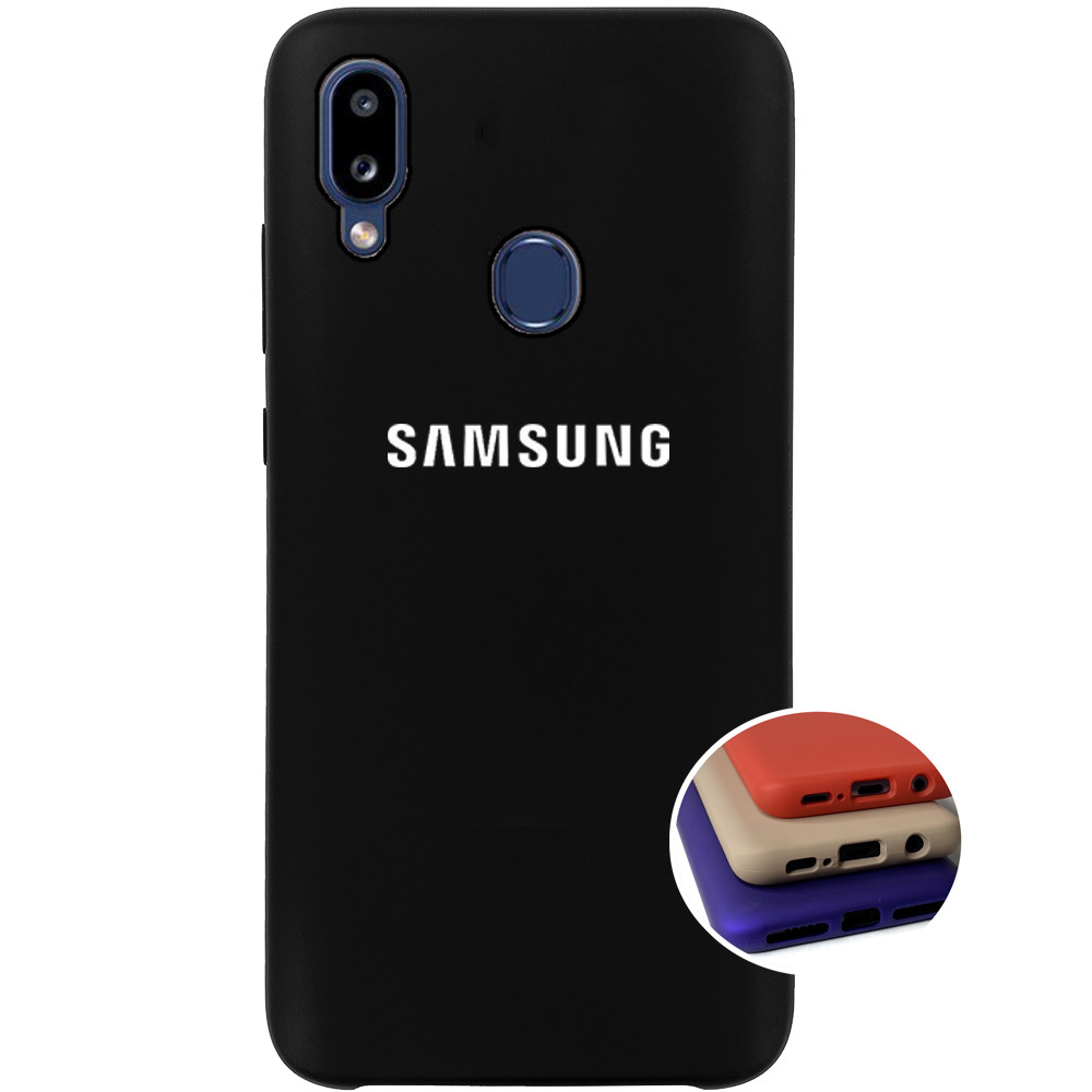 Чохол Silicone Full case для Samsung A30 (25) Black чорний, фото 1