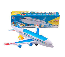 Літак на батарейках (білий) (А380-600)
