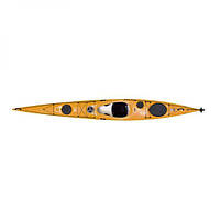 Каяк туристический одноместный для спорта и рыбалки Seabird Expedition LV kayak рыбацкий, байдарка желтый