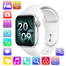 Смартгодинник Apl Watch Series 6 HW22 Pro 44 mm Aluminium, бездротове заряджання розумний годинник, фото 5