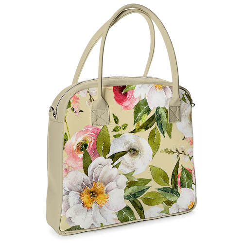 Сумка жіноча велика Oxford Delicate bouquet 32x30x9 см (OXF_21M015_SBR)