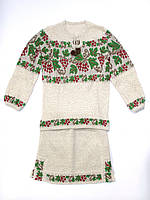 В'язаний костюм на дівчинку Калина нова | У язаний костюм на дівчинку нова Калина