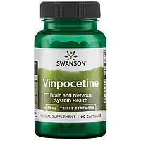 Винпоцетин тройной силы, Swanson, Triple-Strength Vinpocetine, 30 мг, 60 капсул