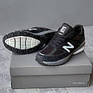 Кросівки жіночі чорні New Balance 990 (06099), фото 4