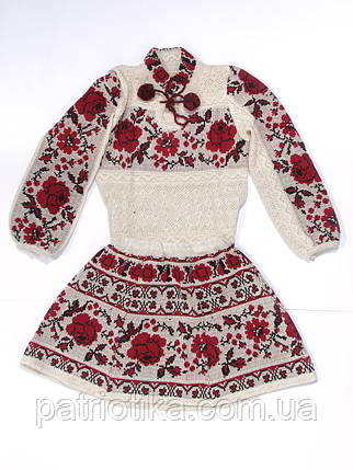 В'язаний Костюм на дівчинку | Костюм у язаний на дівчинку, фото 1