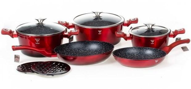 Набір каструль із гранітним мармуровим покриттям 10 предметів Top Kitchen Deluxe TK00011