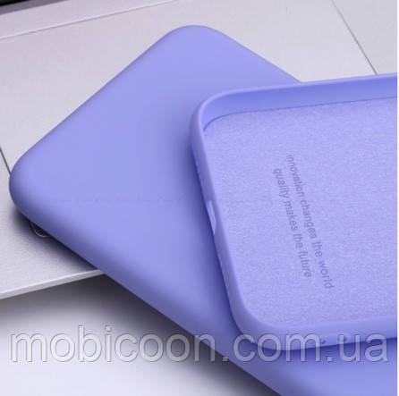 Чехол Silicone Case full для Samsung Galaxy M12 (M127) Lilac, фото 1