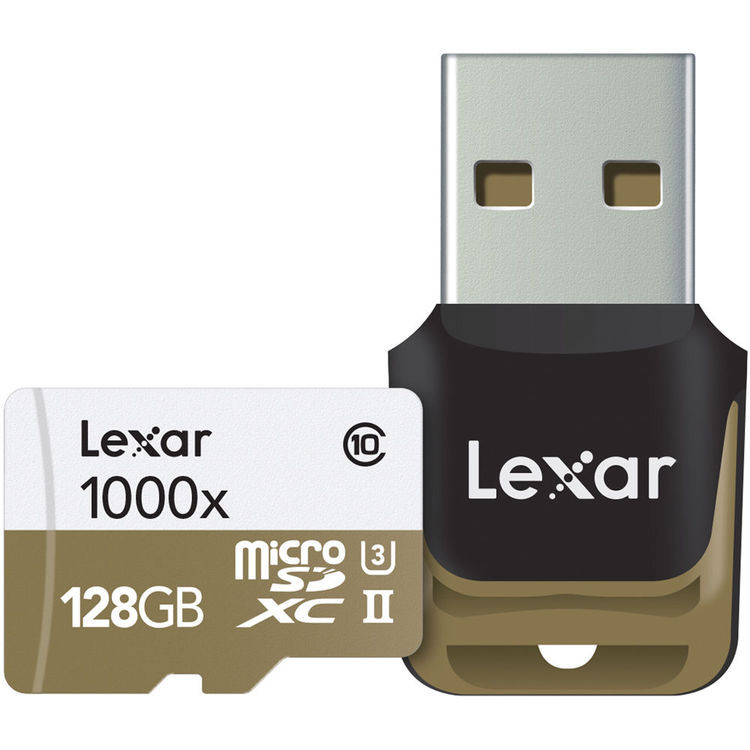 Карта пам' яті Lexar 128GB Professional UHS-I 1000x microSDXC (Class 10, U3)