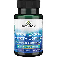 Комплекс для улучшения памяти, Memory Complex, Swanson, 60 капсул