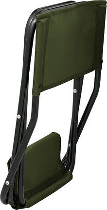Стілець розкладний NeRest NR-16 SP зі спинкою, хакі, фото 2