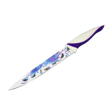 Ніж кухонний CF Knives Original сталевий з керамічним покриттям 34 см, фото 1