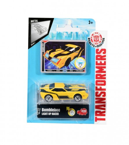 Металева модель машинка Трансформер зі світловим ефектом 7 см Dickie Toys 203111001