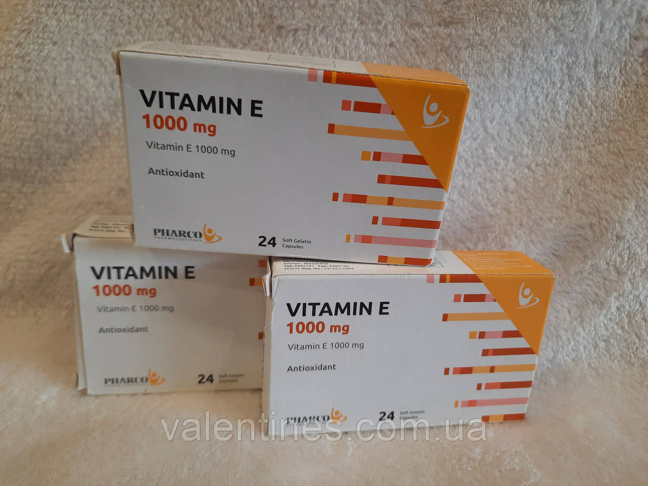 Вітамін Е в капсулах 1000 мг Pharco, Єгипетський 24 кап.