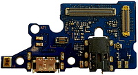Шлейф Samsung A715 Galaxy A71 с разъемом зарядки с разъемом наушников плата зарядки