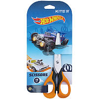 Ножиці з гумовими вставками Kite Hot Wheels HW21-016, 13 см