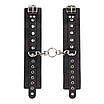 Наручники Leather Double Fix Hand Cuffs, Black, фото 2
