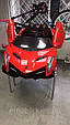 Дитячий електромобіль кабріолет Lamborghini Veneno, led-підсвітка дверцят, двері відчиняються вгору, фото 10