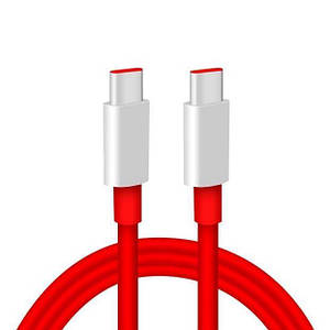 Кабель Warp Fast Charge для OnePLus 65W / 5V-6A 1m Type-C Type-C (C202A) (red)