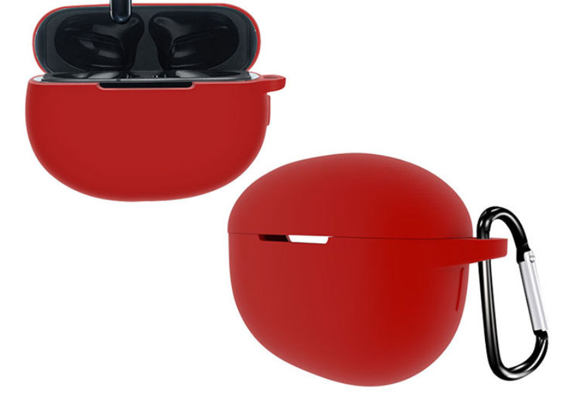 Чохол-накладка DK Silicone Candy Friendly з карабіном для Oppo Enco X (red)