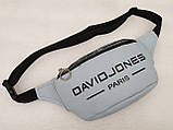 Сумка на пояс DAVIDJONES мистецтв. шкіра барсетки сумка жіночий і чоловічий пояс Бананка тільки гуртом, фото 2