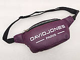 Сумка на пояс DAVIDJONES мистецтв. шкіра барсетки сумка жіночий і чоловічий пояс Бананка тільки гуртом, фото 2