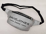 Сумка на пояс DAVIDJONES мистецтв. шкіра барсетки сумка жіночий і чоловічий пояс Бананка тільки гуртом, фото 3