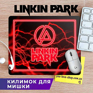 Килимок для мишки 30*20 см  Лінкін Парк "Red Energy" / Linkin Park