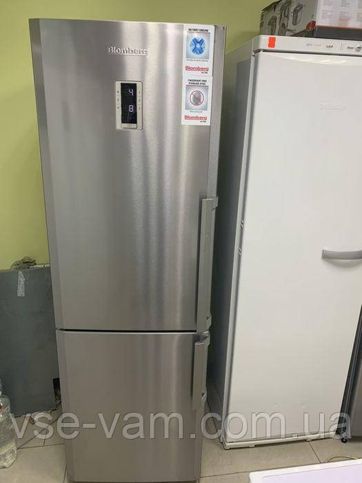 Холодильник Grundig No-Frost 185см НЕРЖАВІЙКА з Німеччини, фото 1