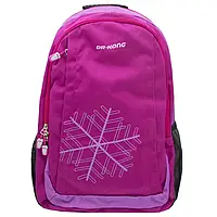 Рюкзак для підлітка шкільний ортопедичний для дівчинки Z1300013, малиновий, L, Dr.Kong