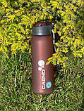 Пляшка для води CASNO 600 мл KXN-1196 Червона з соломинкою, фото 7