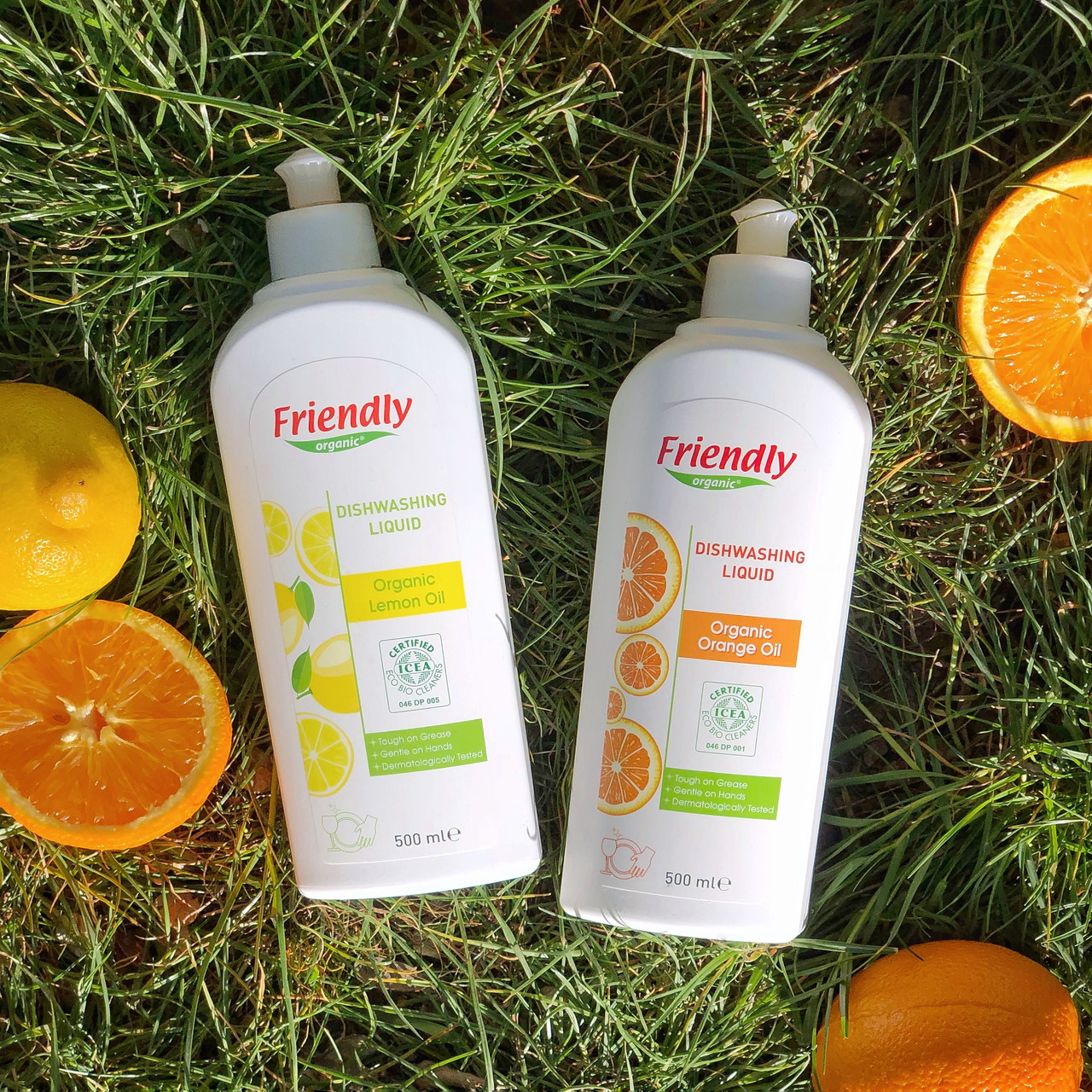 Органічний засіб для миття посуду Friendly Organic з лимонним соком 500 мл