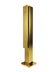 ODF-02-06-10-H400 Стійки для скла з притискною пластиною H400, колір золото