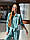 Річний брючний костюм з брюками-кльош і вільною сорочкою з рукавом регланом повсякденний (р. S-XL) 8mko1925, фото 7