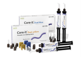 Композитний матеріал подвійного затвердіння Spident Core-it Dual ( Кор іт), 10г колір зуба