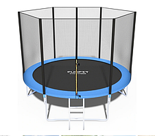 Садовий дитячий батут FunFit 312 см (10 футів) | 3,12 м із зовнішньою сіткою та сходами