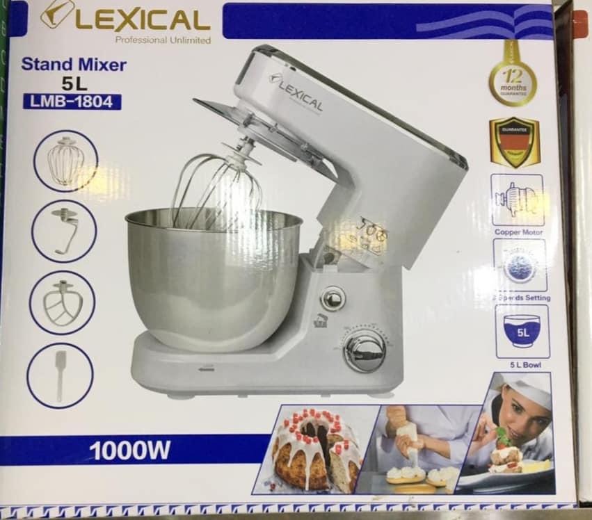 Кухонний комбайн, тістоміс Lexical LMB-1804 (3 в 1) 1000 Вт Білий, фото 1