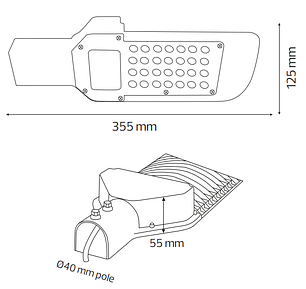 Світильник вуличний LED ORLANDO-30 6400K, фото 2