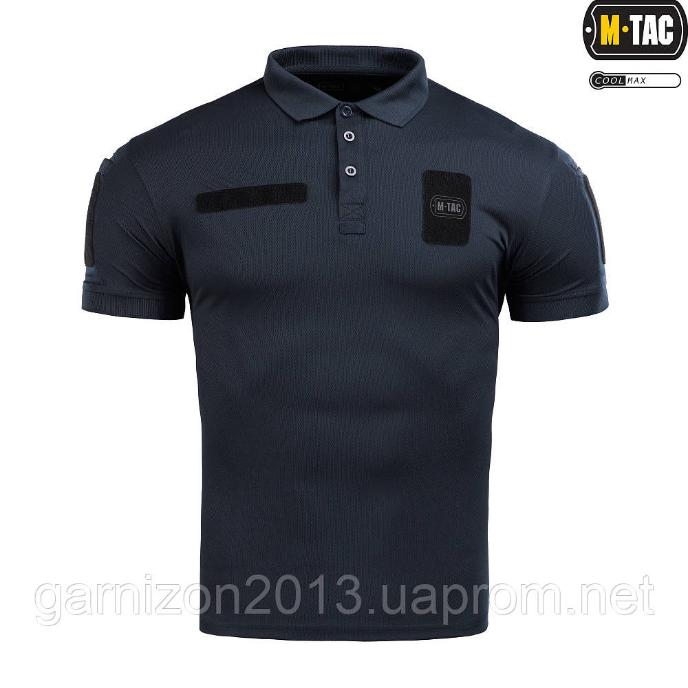 M-TAC ПОЛО ELITE TACTICAL COOLMAX DARK NAVY BLUE