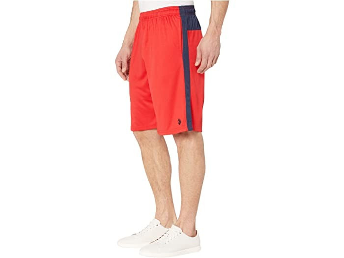 Чоловічі шорти U. S. POLO ASSN. Block Panel Training Shorts ОРИГІНАЛ (розмір XXL) червоні