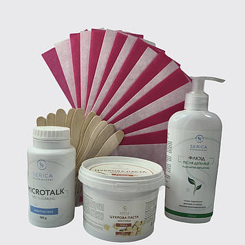 Набір для домашнього шугарингу Serica Цукрова паста на вибір 500 г